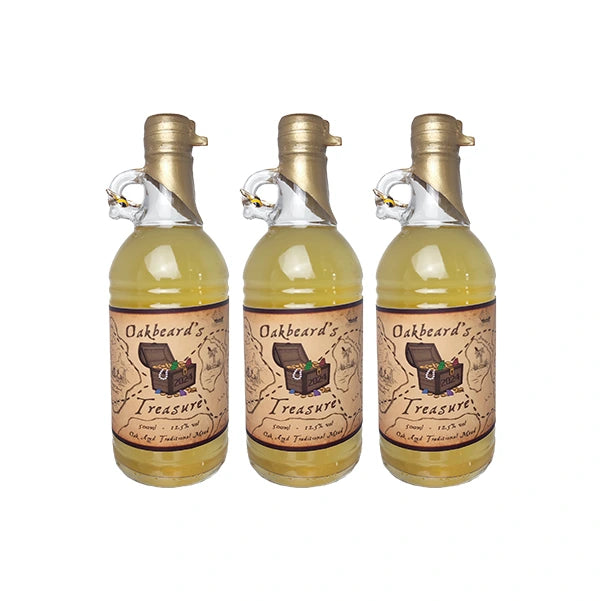 3 x 500ml bottles of Oakbeard's Treasure