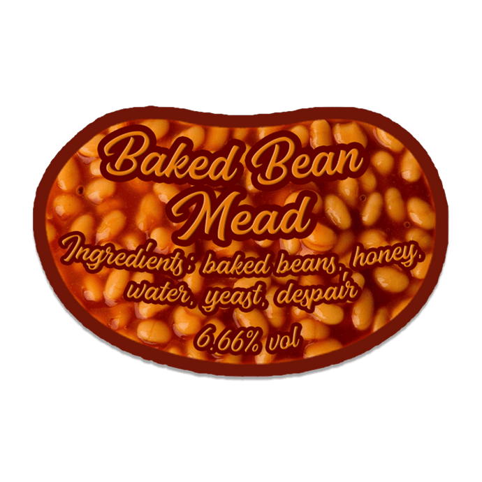 Cursed Baked Bean Mead Sticker - Arcane Alchemist