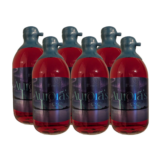 Six 500ml bottles of Aurora's Kiss