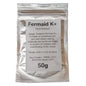 A 50g bag of Fermaid K+.