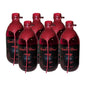 Six bottles of Kvasir Blood on a white background