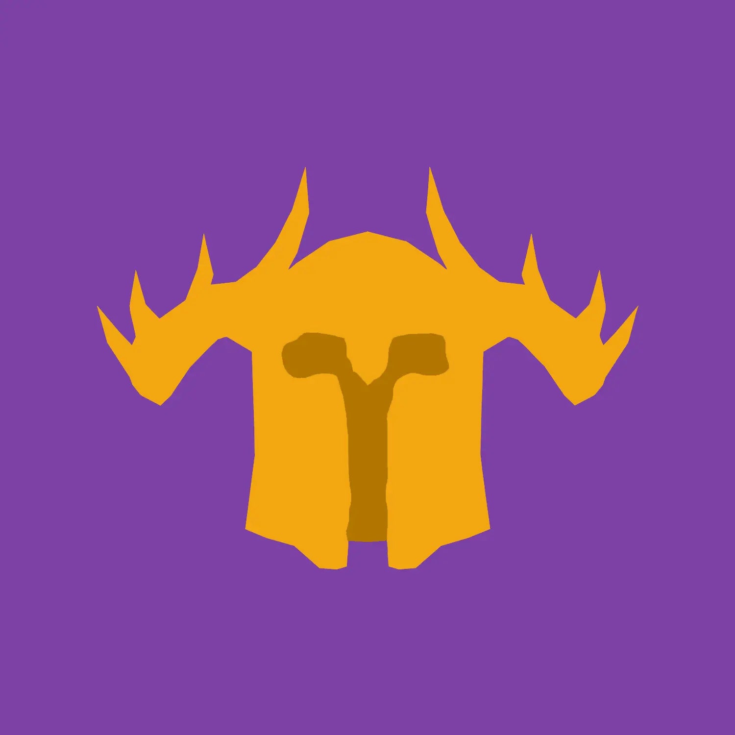 A Dovakiin's iron horned helmet