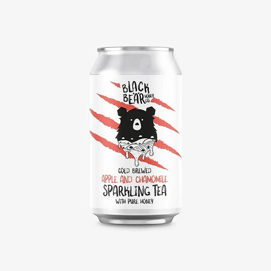 One can of Black Bear Honey Co.'s sparkling tea.