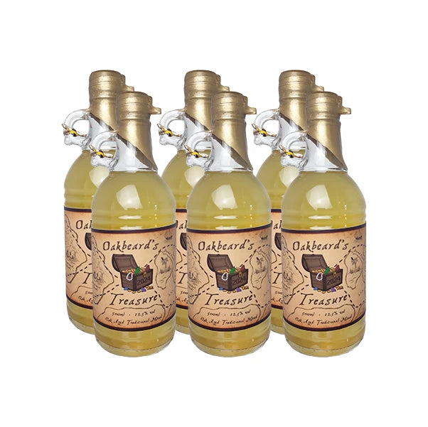 6 x 500ml bottles of Oakbeard's Treasure